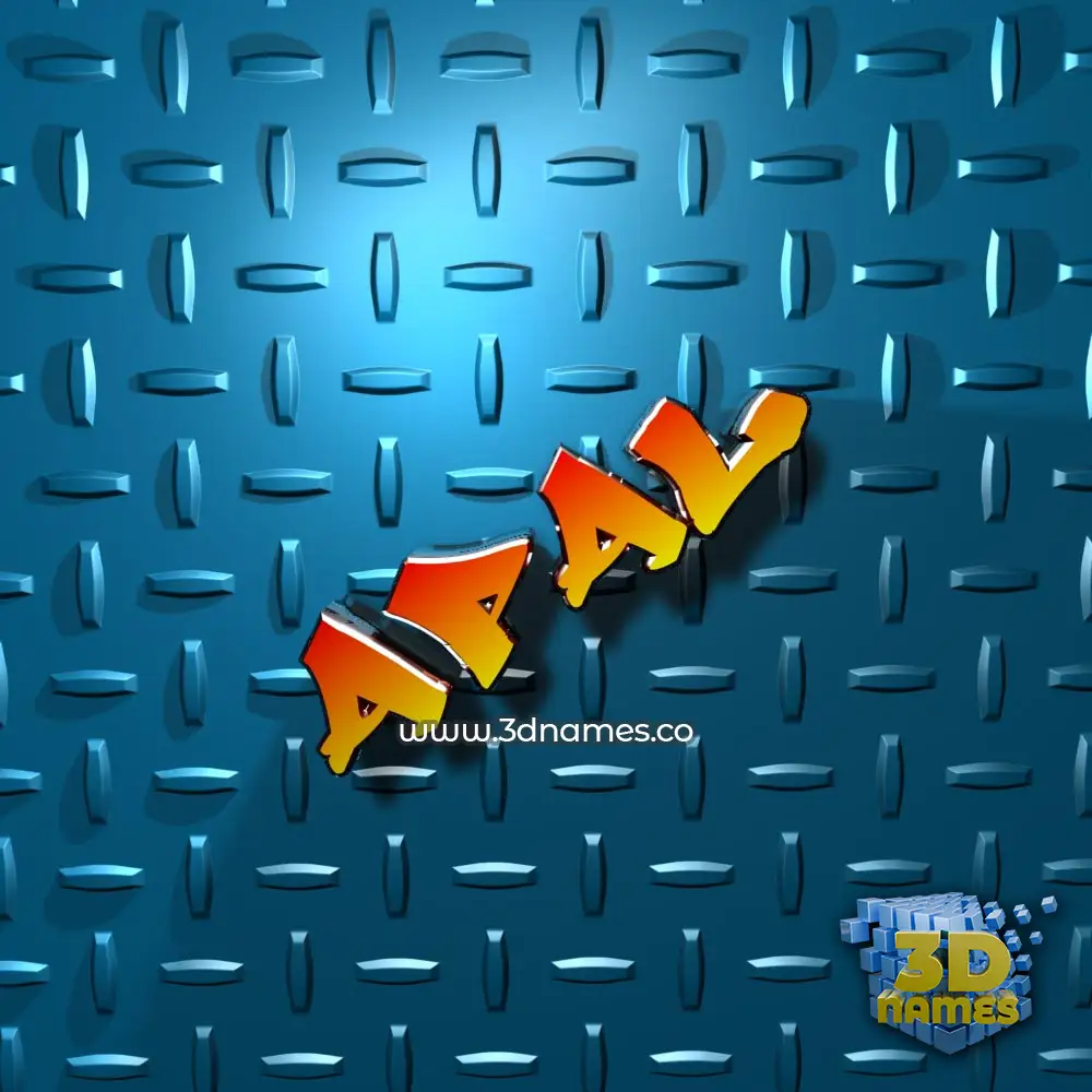 apal in Grid Style style - 3D name wallpaper