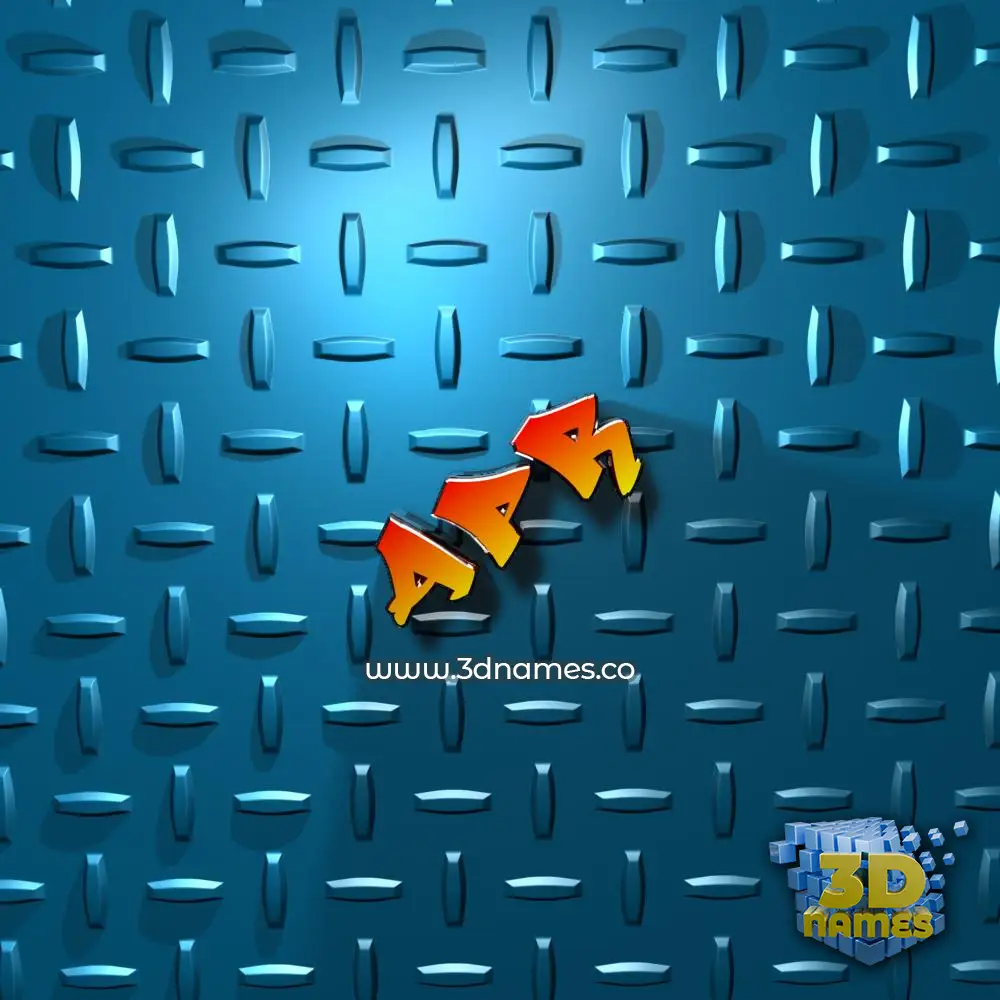 apr in Grid Style style - 3D name wallpaper
