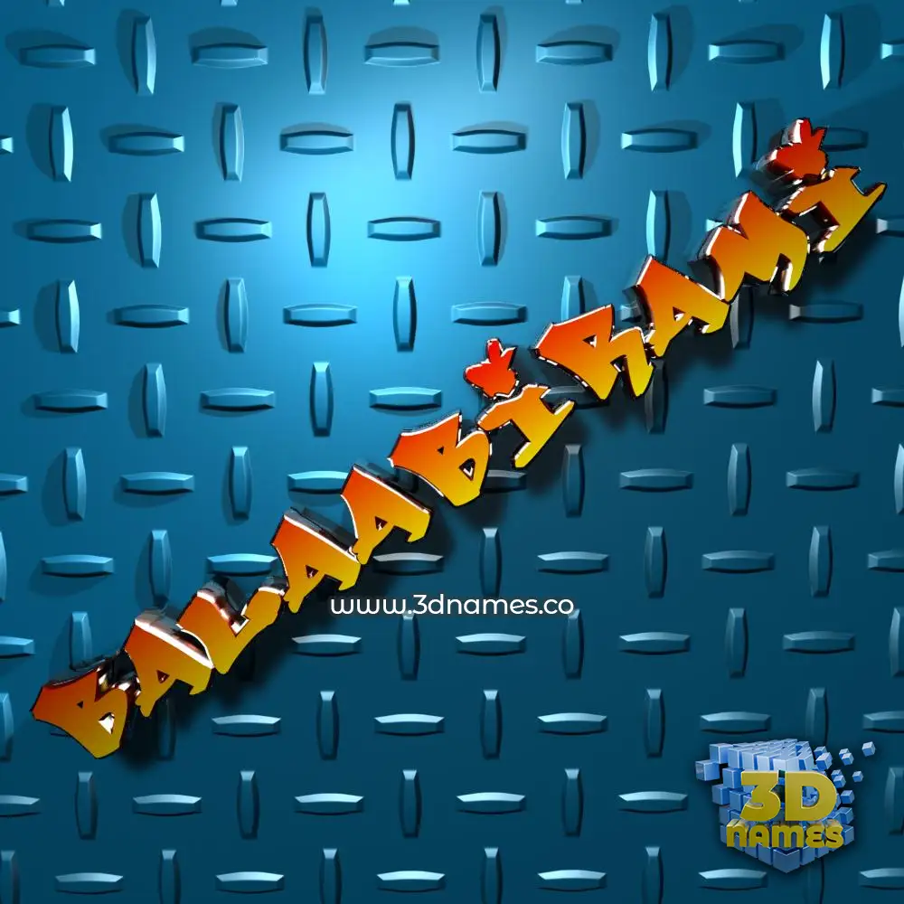 balaabirami in Grid Style style - 3D name wallpaper
