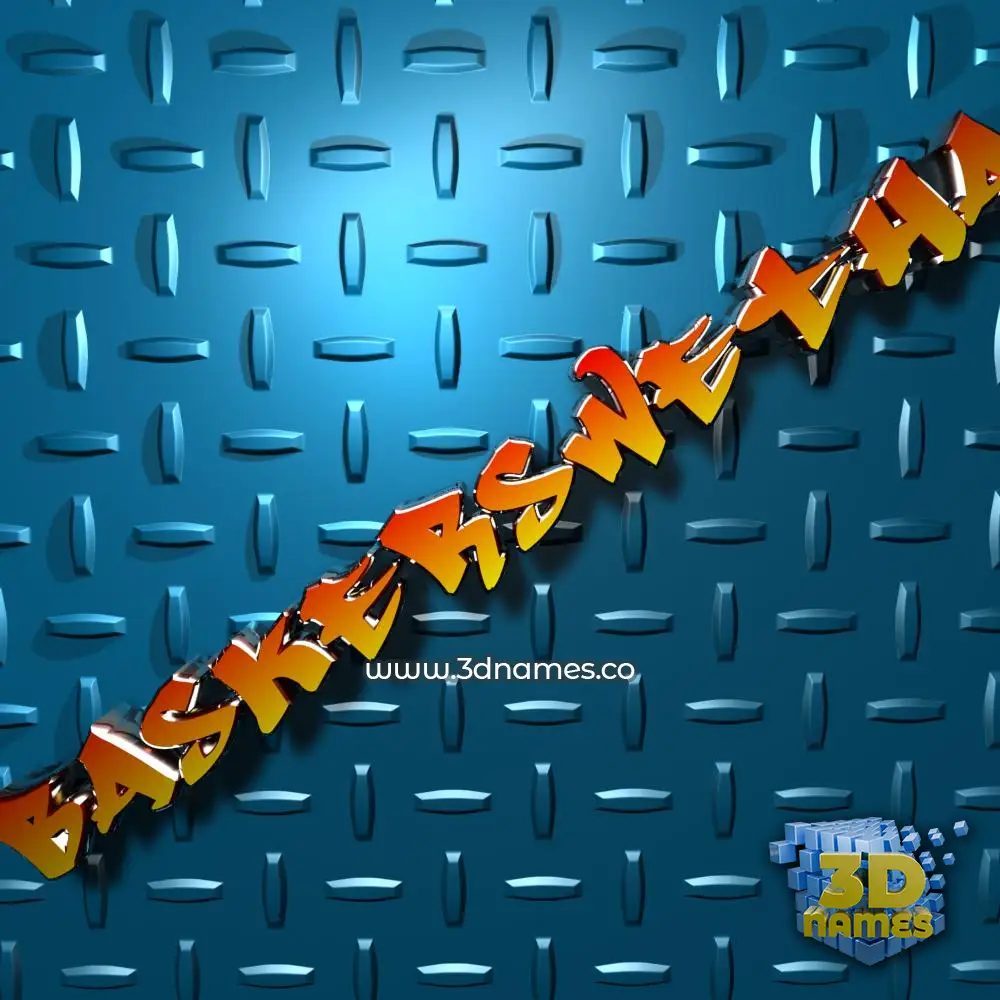 baskerswetha in Grid Style style - 3D name wallpaper
