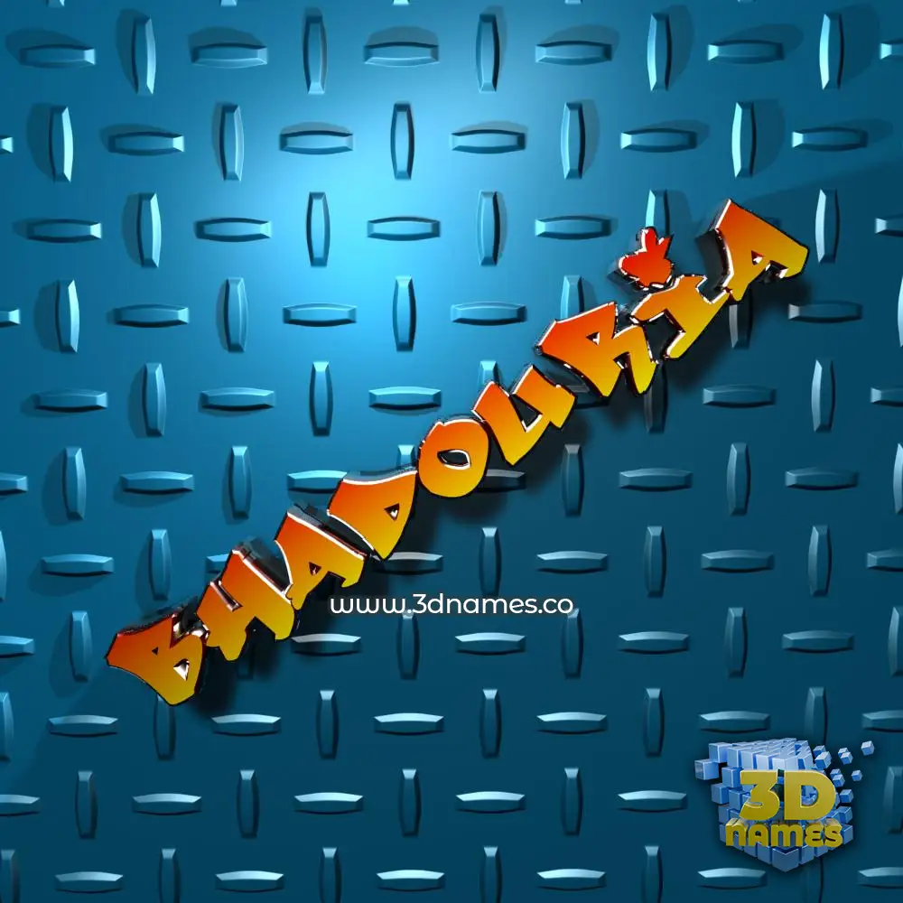 bhadouria in Grid Style style - 3D name wallpaper