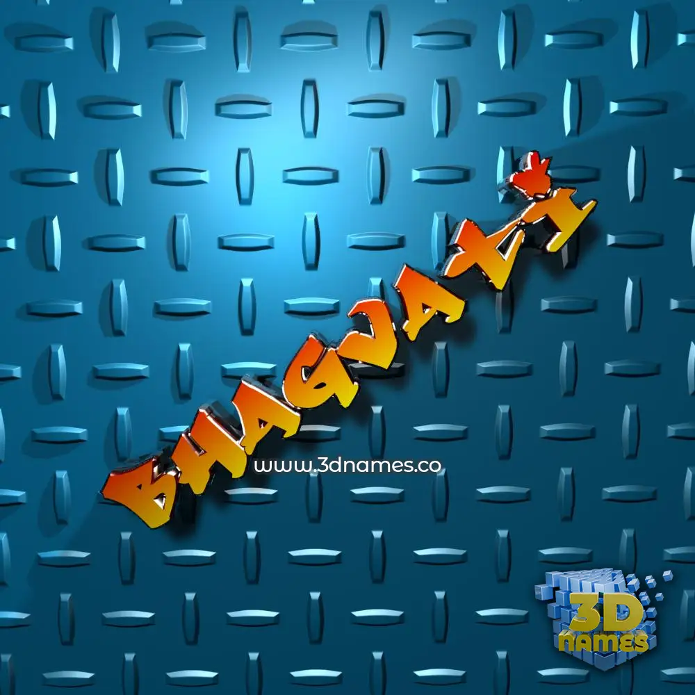 bhagvati in Grid Style style - 3D name wallpaper