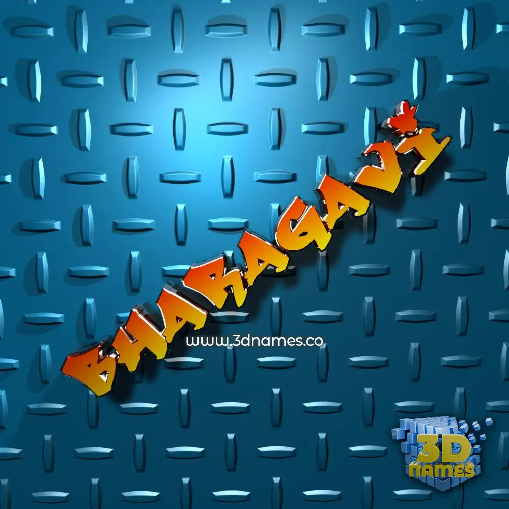 bharagavi in Grid Style style - 3D name wallpaper