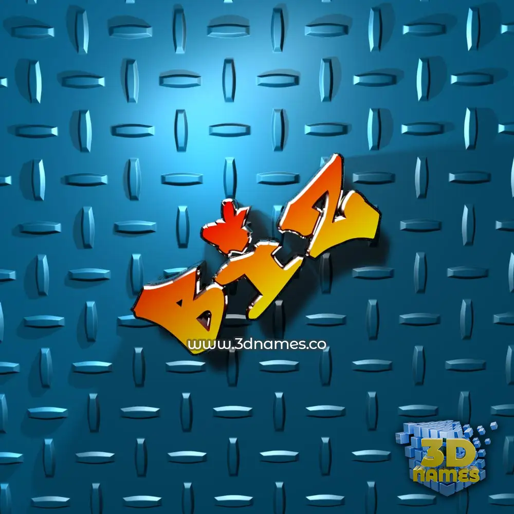 biz in Grid Style style - 3D name wallpaper