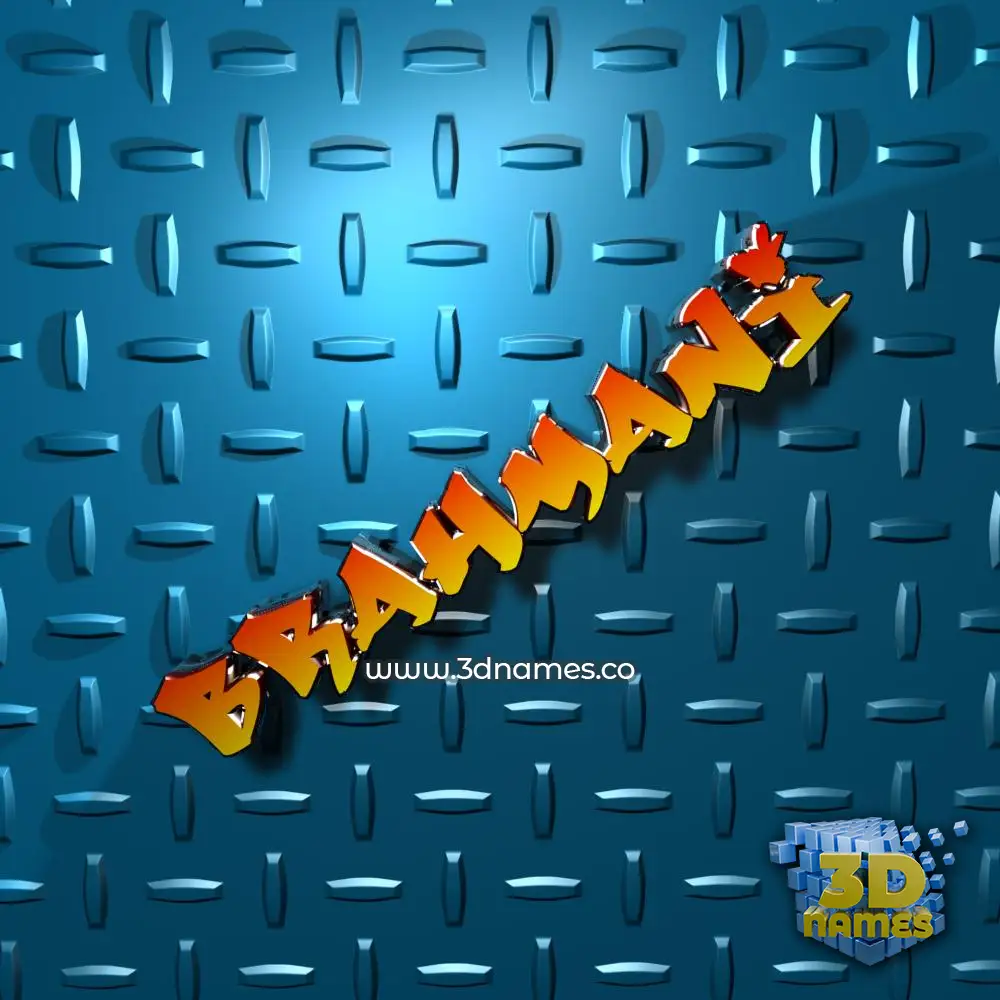 brahmani in Grid Style style - 3D name wallpaper