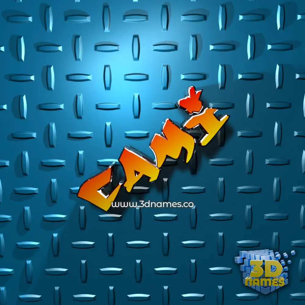 cami in Grid Style style - 3D name wallpaper