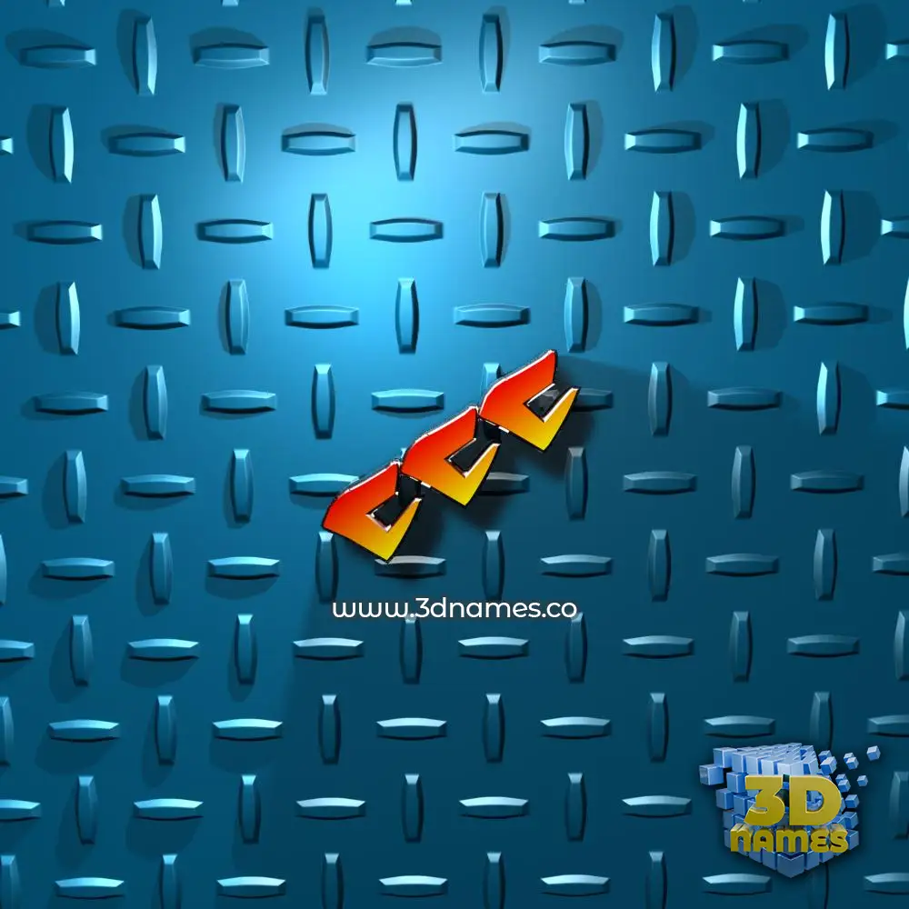 ccc in Grid Style style - 3D name wallpaper