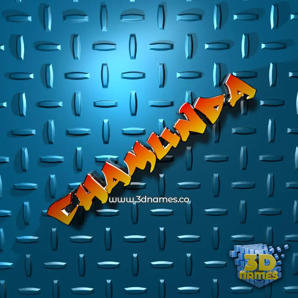 chamunda in Grid Style style - 3D name wallpaper