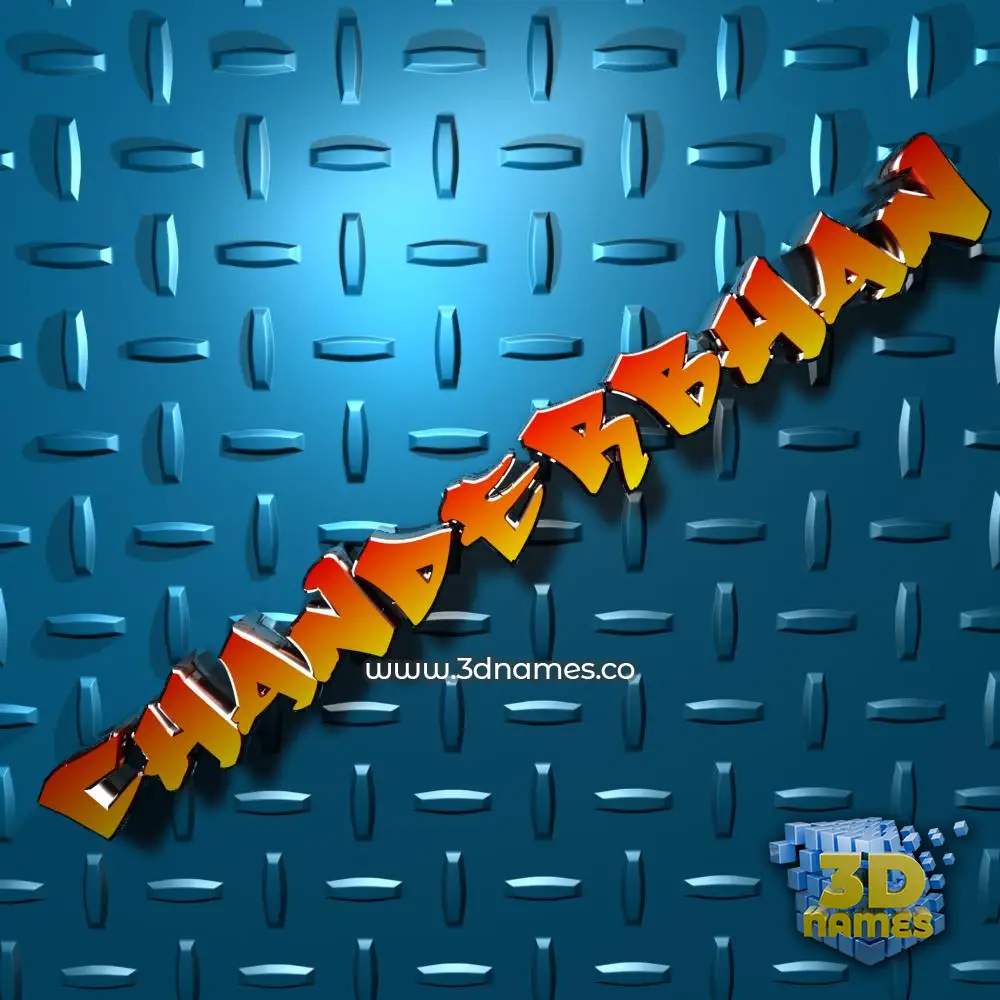 chanderbhan in Grid Style style - 3D name wallpaper