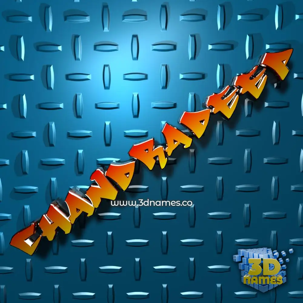 chandradeep in Grid Style style - 3D name wallpaper