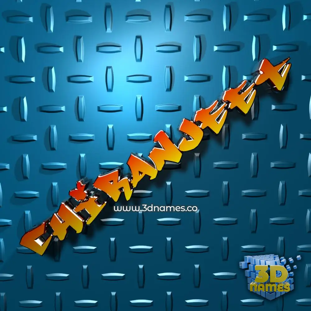 chiranjeet in Grid Style style - 3D name wallpaper