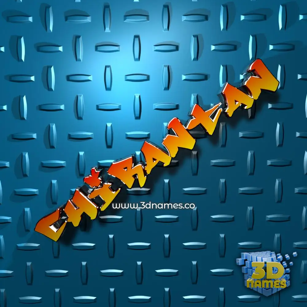 chirantan in Grid Style style - 3D name wallpaper