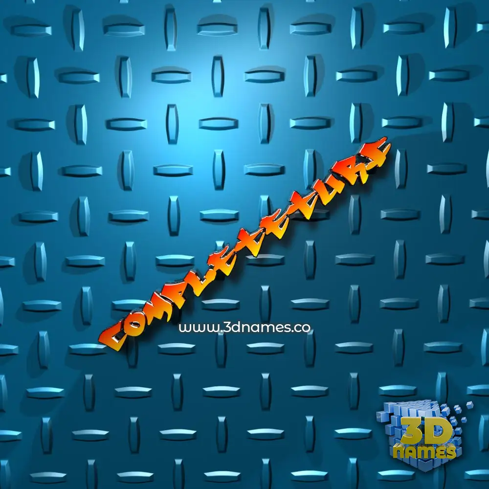 completeturf in Grid Style style - 3D name wallpaper
