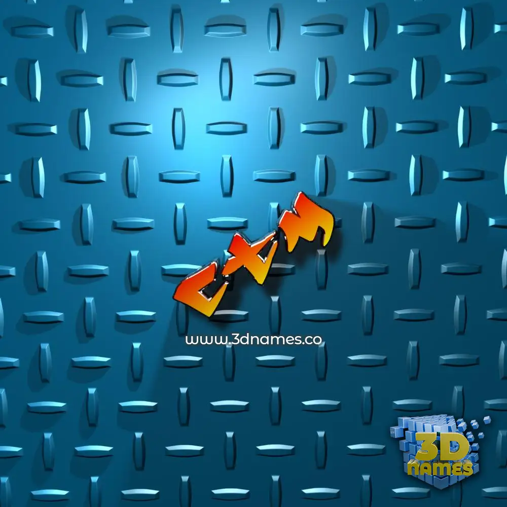 ctm in Grid Style style - 3D name wallpaper