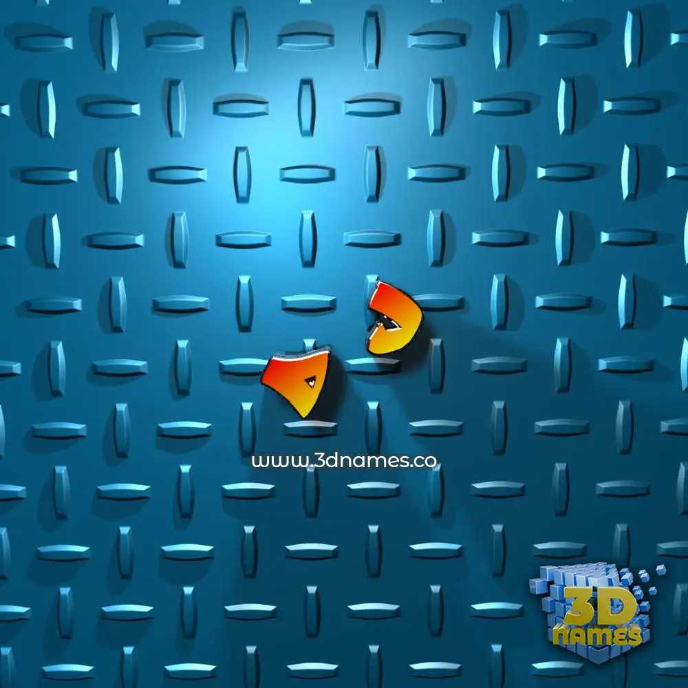 d j in Grid Style style - 3D name wallpaper