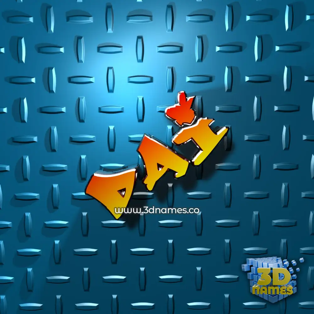 dai in Grid Style style - 3D name wallpaper