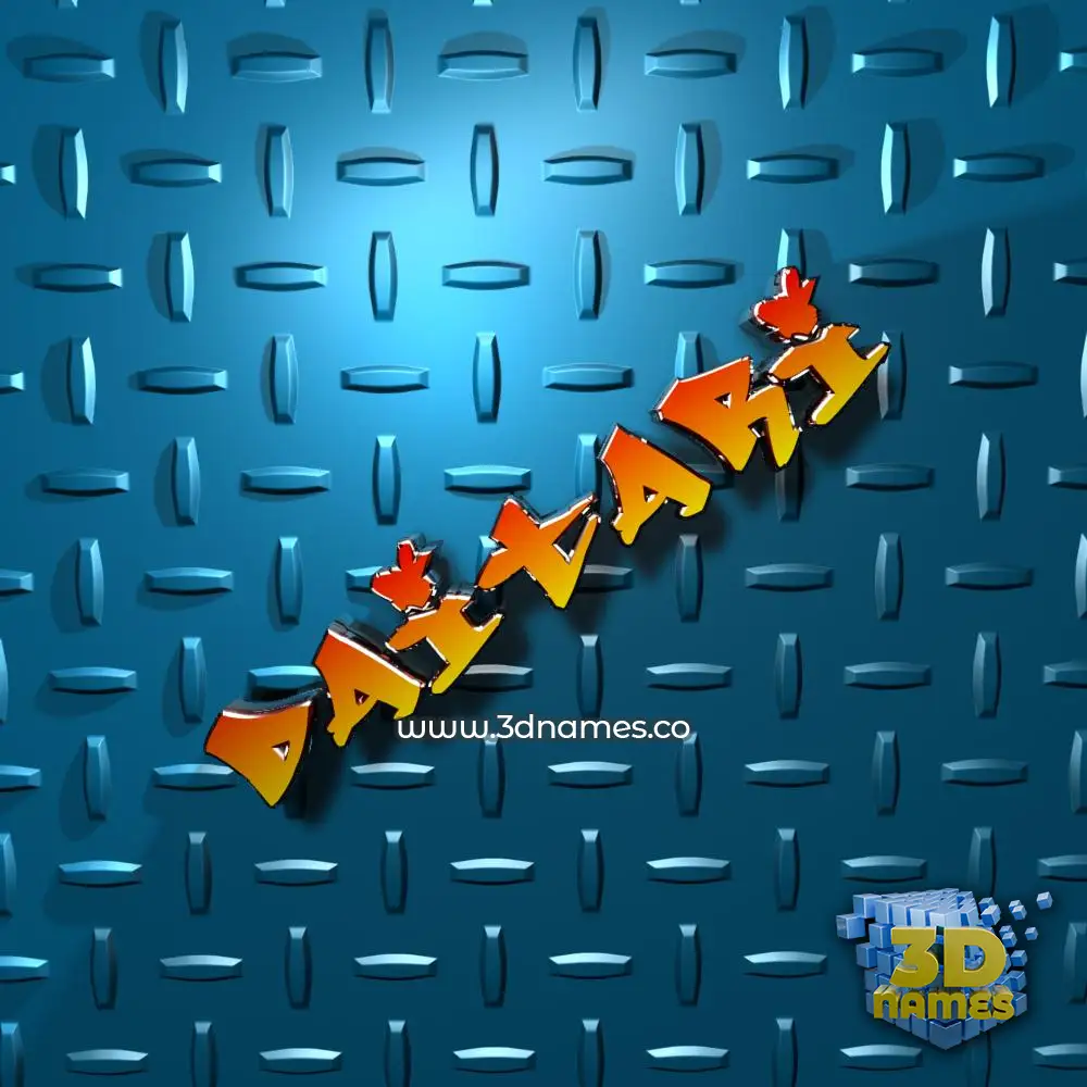 daitari in Grid Style style - 3D name wallpaper