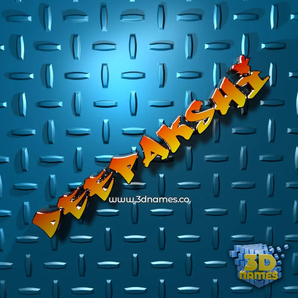 deepakshi in Grid Style style - 3D name wallpaper