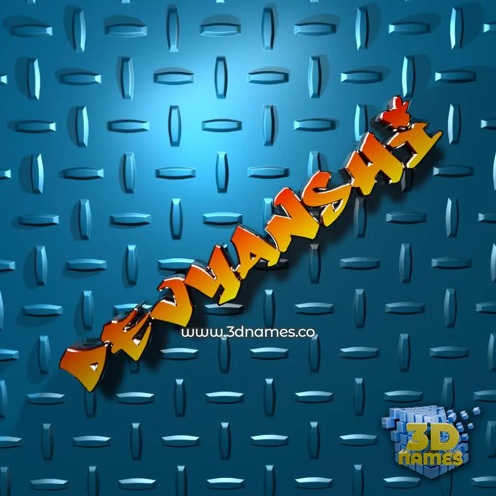 devyanshi in Grid Style style - 3D name wallpaper