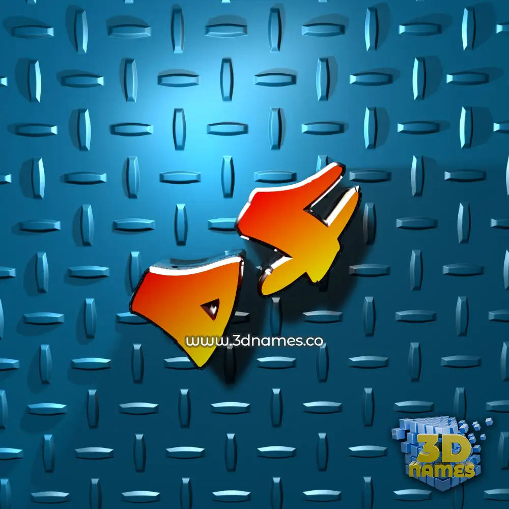 df in Grid Style style - 3D name wallpaper