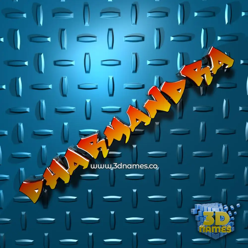 dharmandra in Grid Style style - 3D name wallpaper