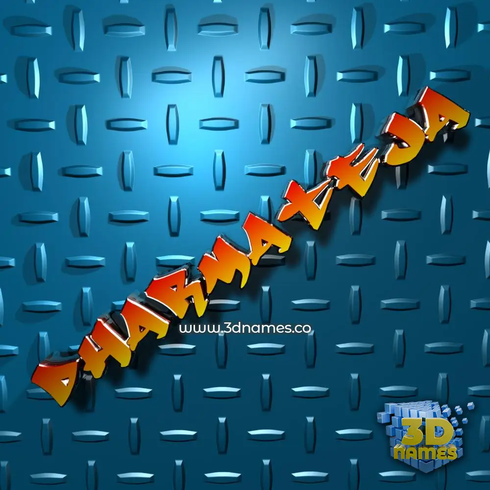 dharmateja in Grid Style style - 3D name wallpaper