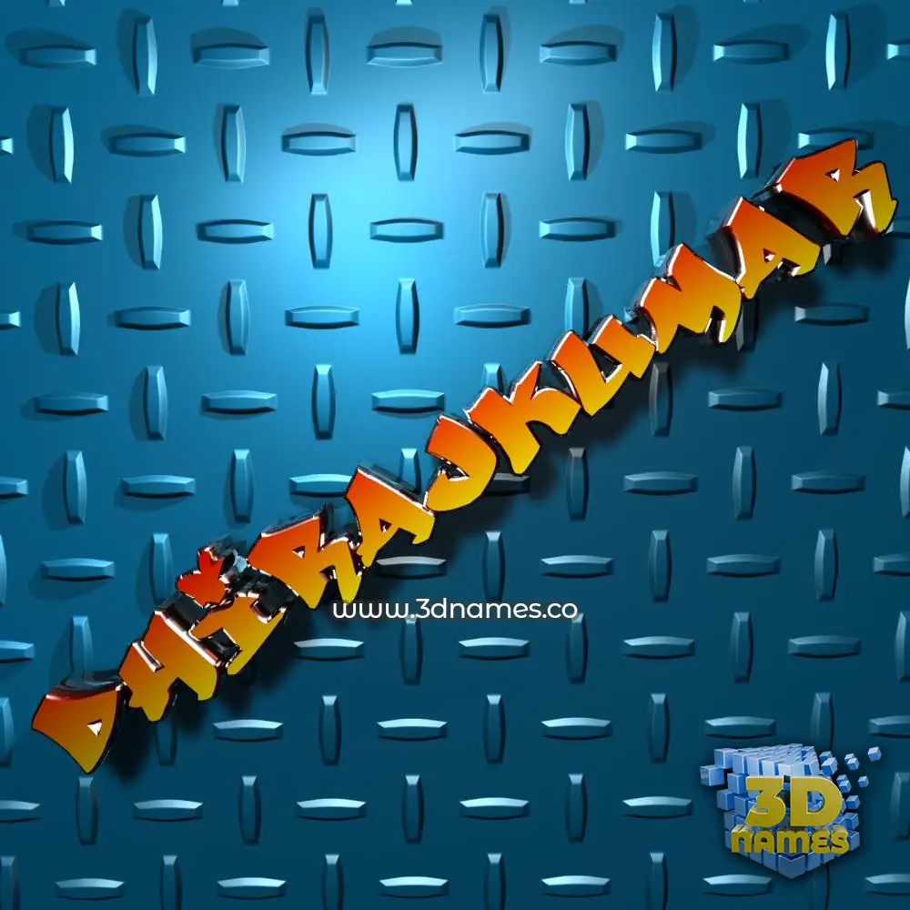 dhirajkumar in Grid Style style - 3D name wallpaper