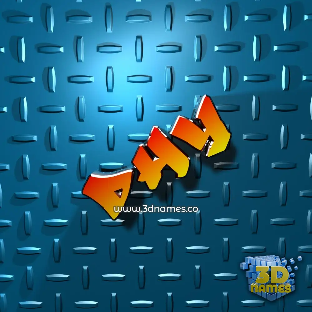 dhy in Grid Style style - 3D name wallpaper