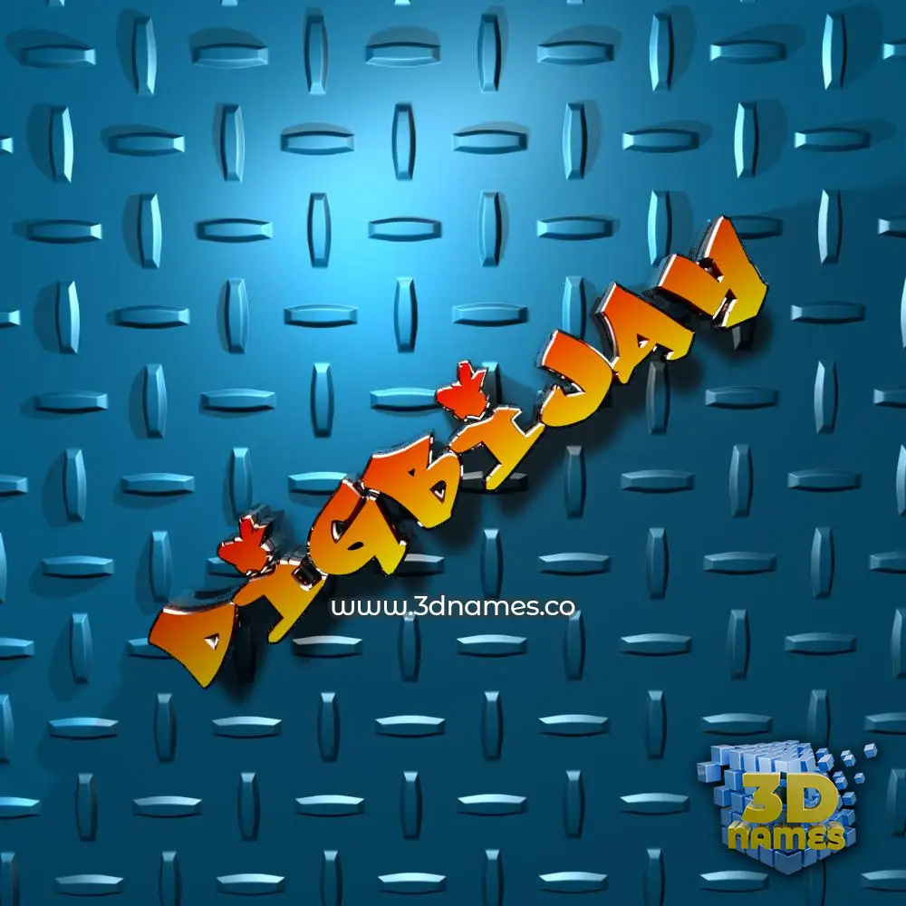 digbijay in Grid Style style - 3D name wallpaper