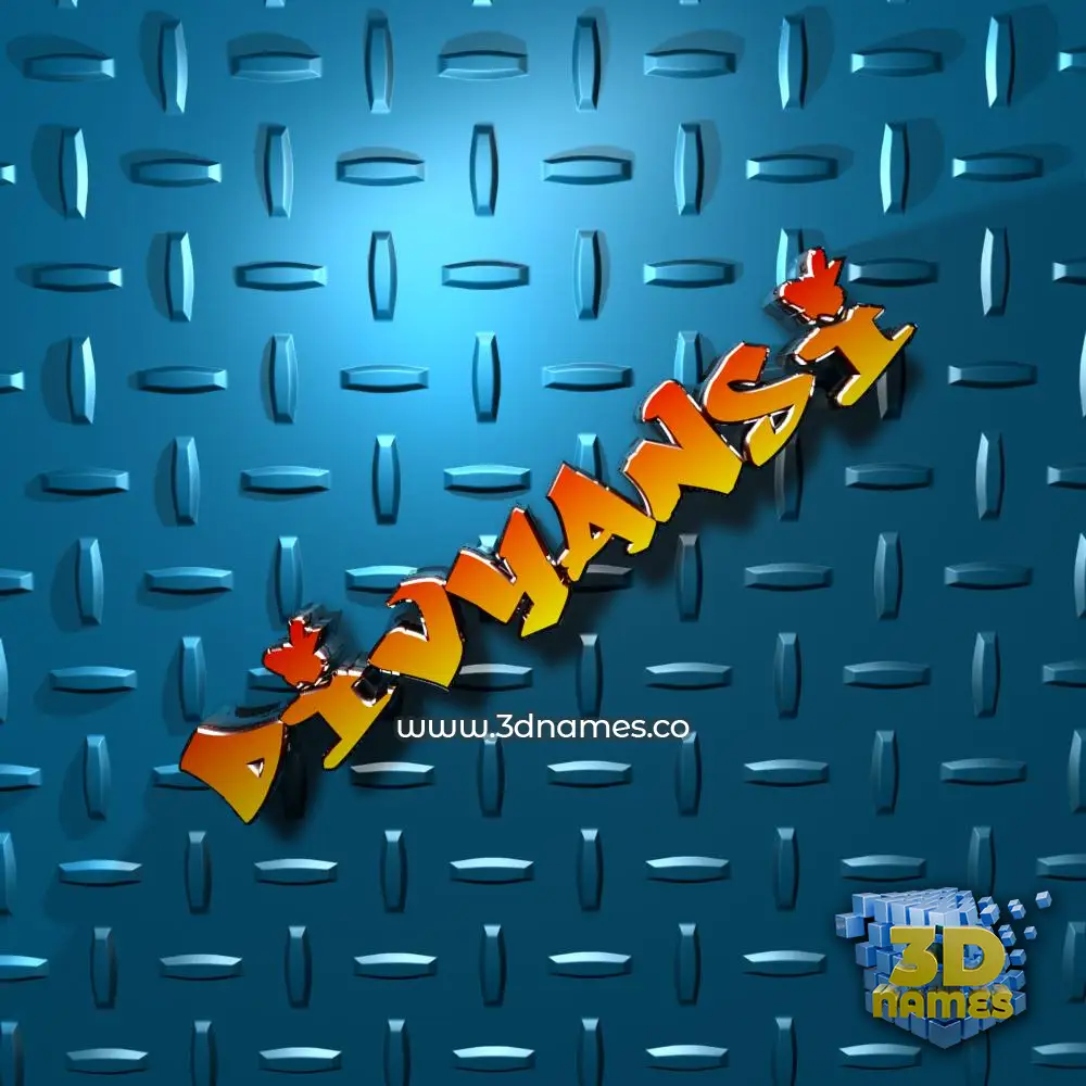 divyansi in Grid Style style - 3D name wallpaper