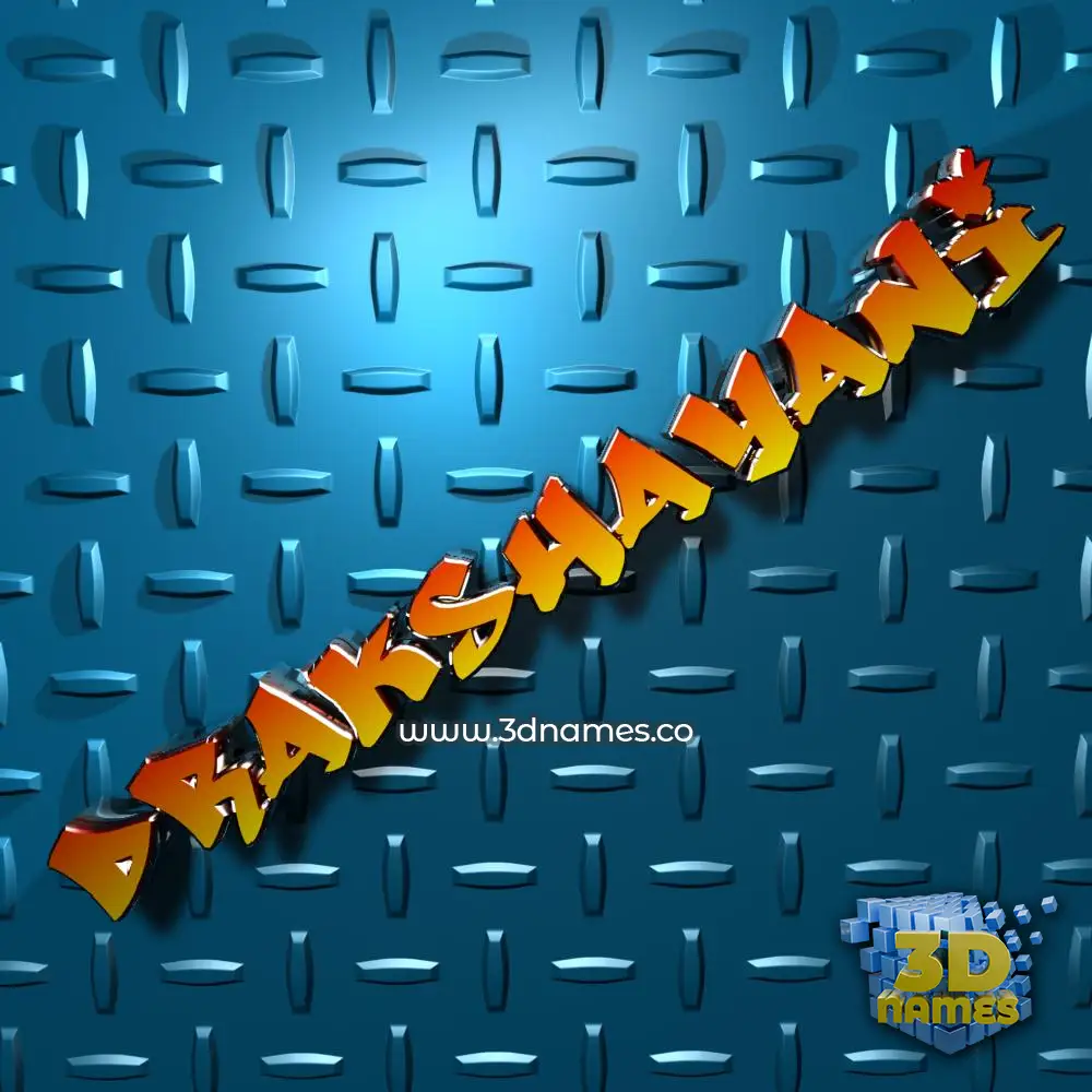 drakshayani in Grid Style style - 3D name wallpaper