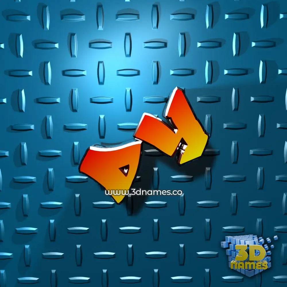 dy in Grid Style style - 3D name wallpaper