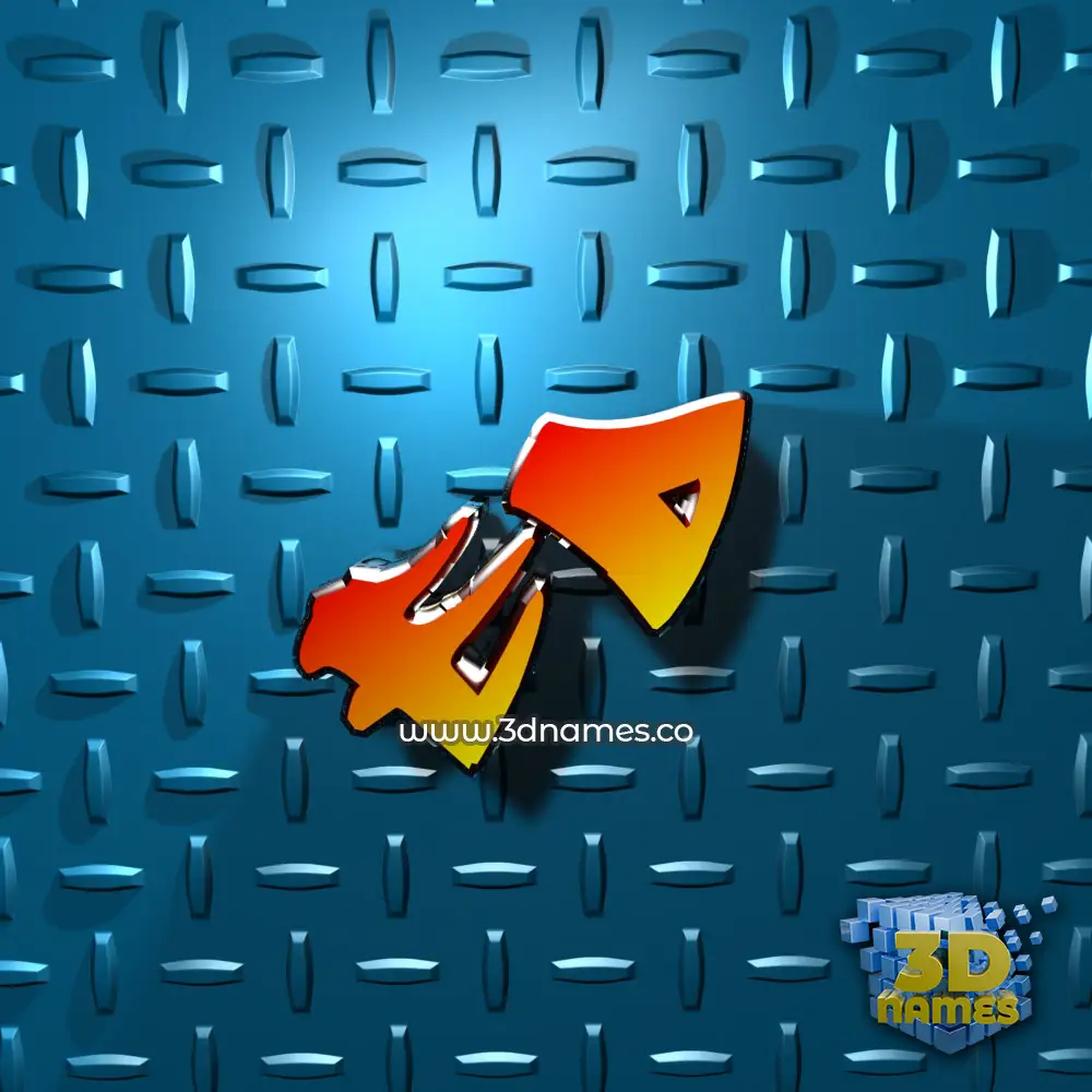 ed in Grid Style style - 3D name wallpaper