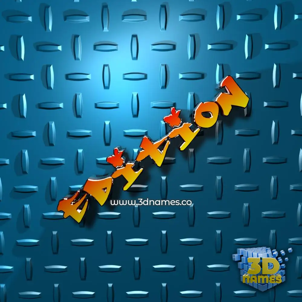 edition in Grid Style style - 3D name wallpaper