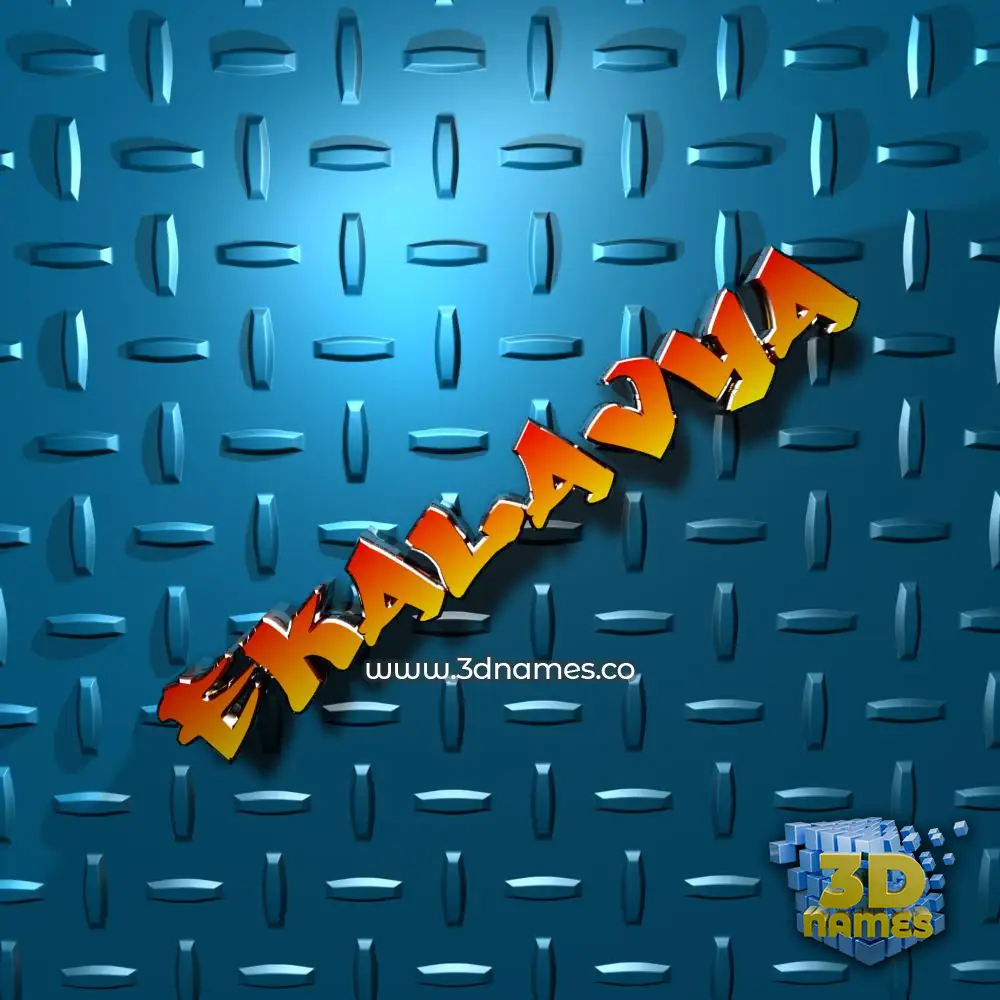 ekalavya in Grid Style style - 3D name wallpaper