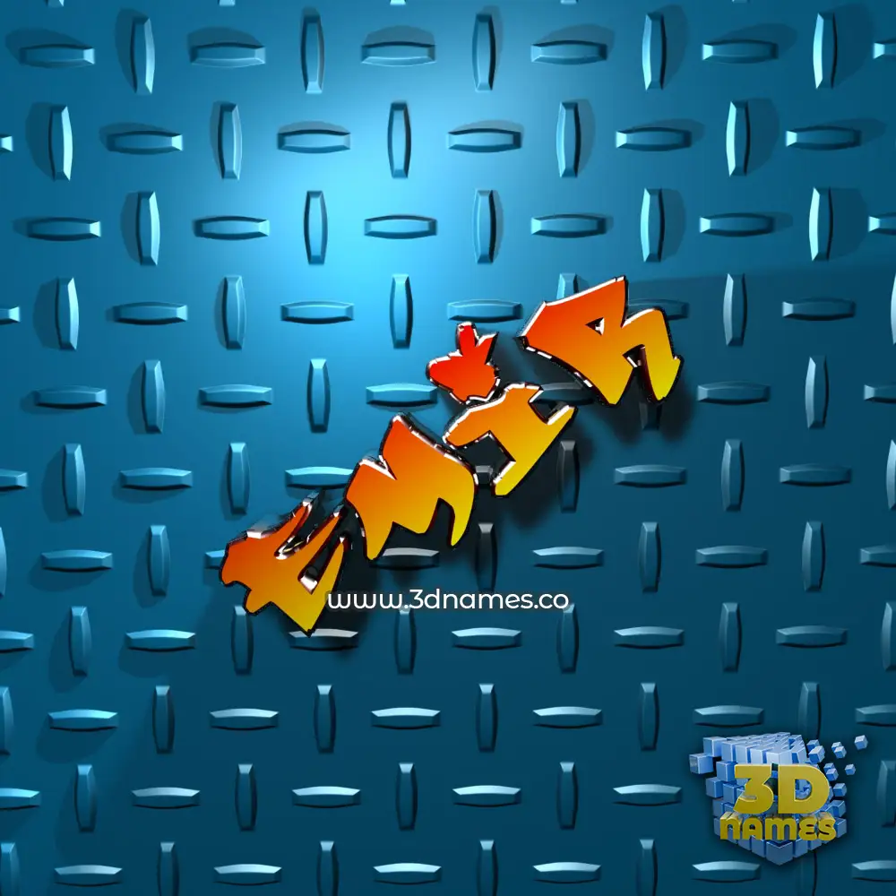 emir in Grid Style style - 3D name wallpaper