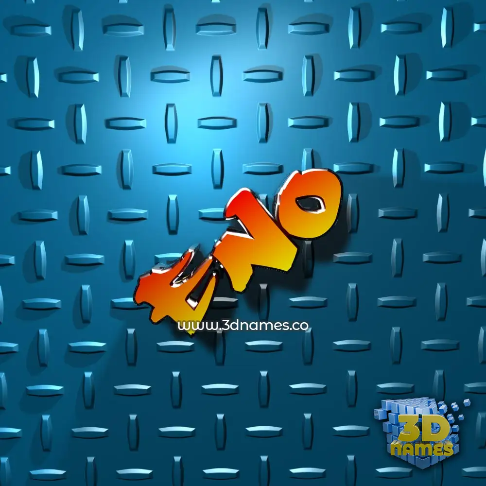 eno in Grid Style style - 3D name wallpaper