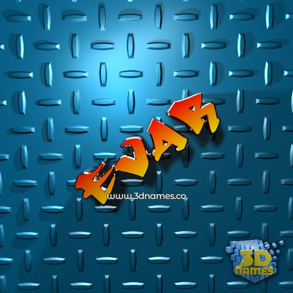 evar in Grid Style style - 3D name wallpaper