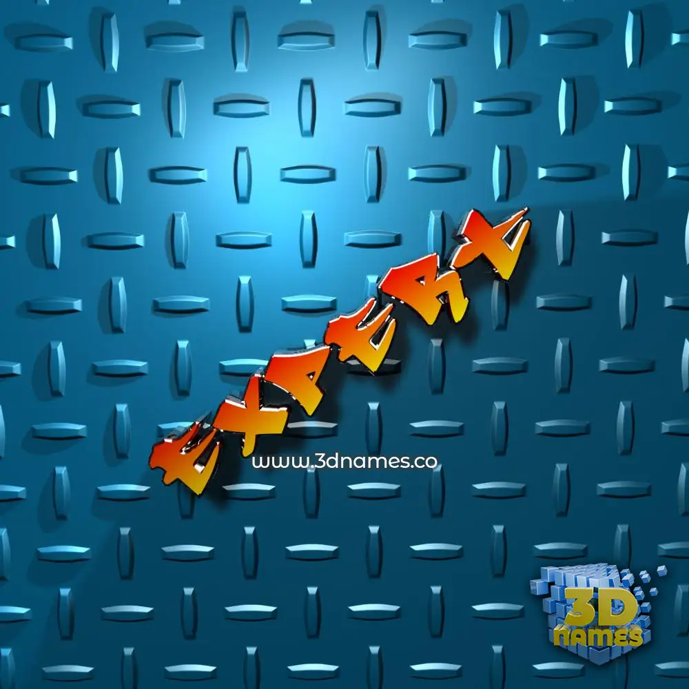 expert in Grid Style style - 3D name wallpaper