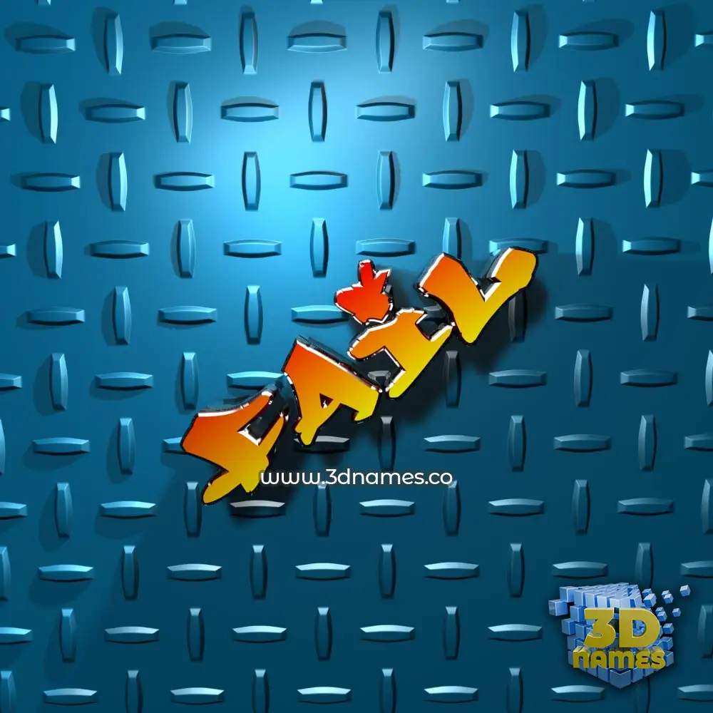 fail in Grid Style style - 3D name wallpaper