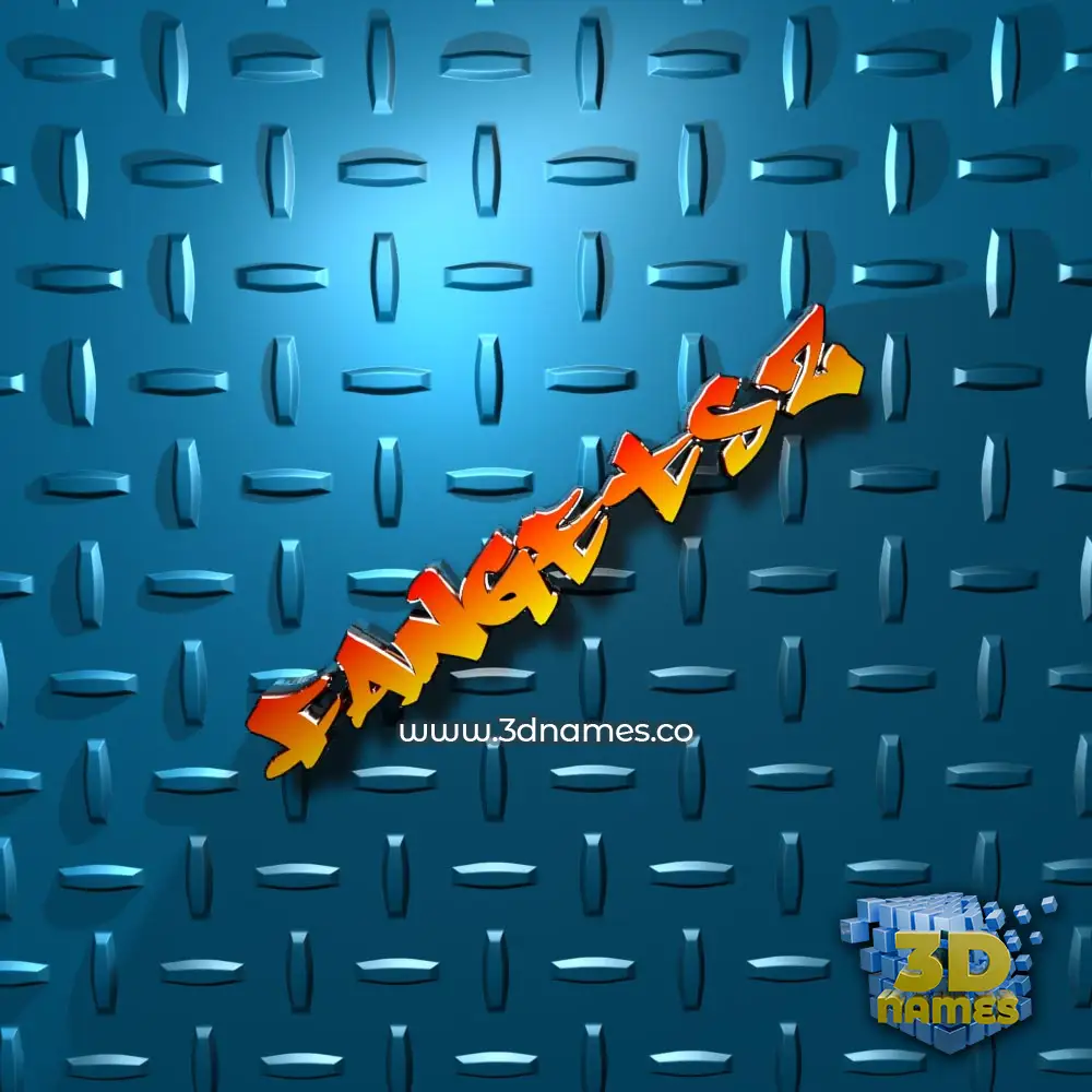 fangetsz in Grid Style style - 3D name wallpaper