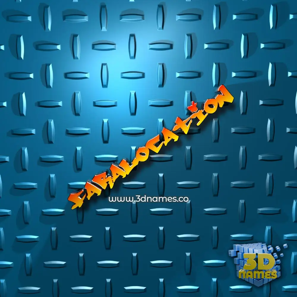 faralocation in Grid Style style - 3D name wallpaper