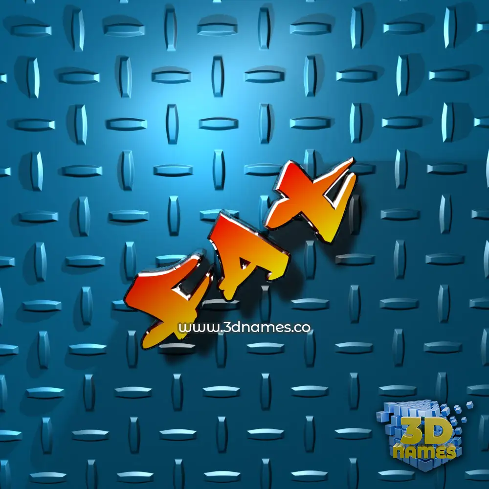 fat in Grid Style style - 3D name wallpaper