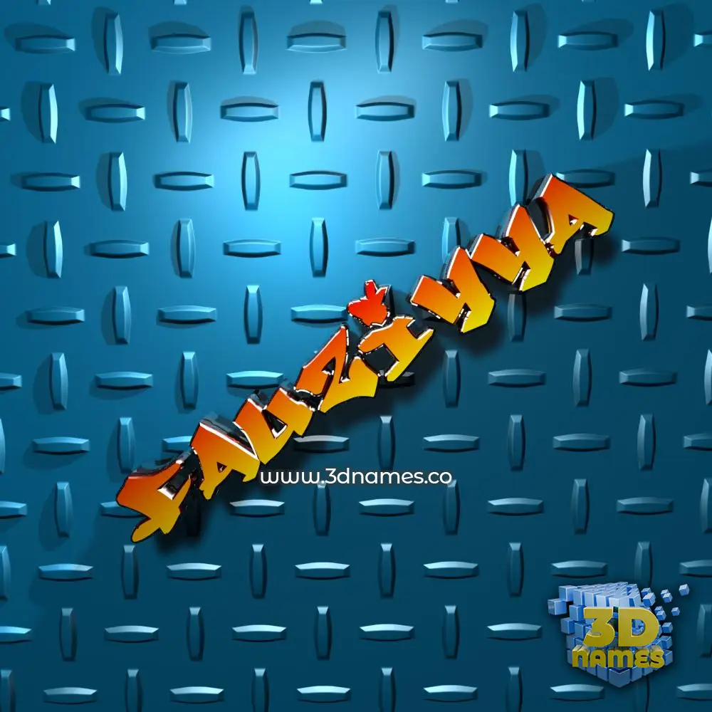 fauziyya in Grid Style style - 3D name wallpaper