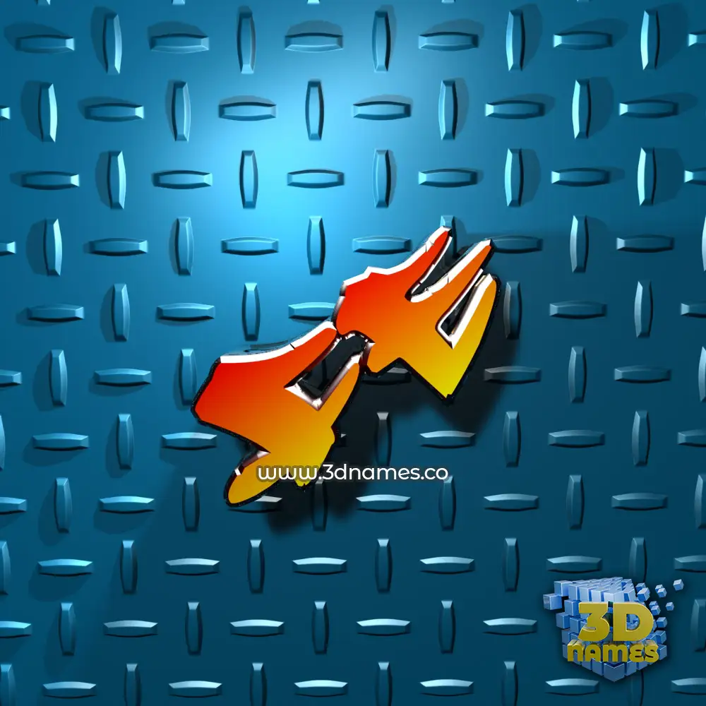 fe in Grid Style style - 3D name wallpaper