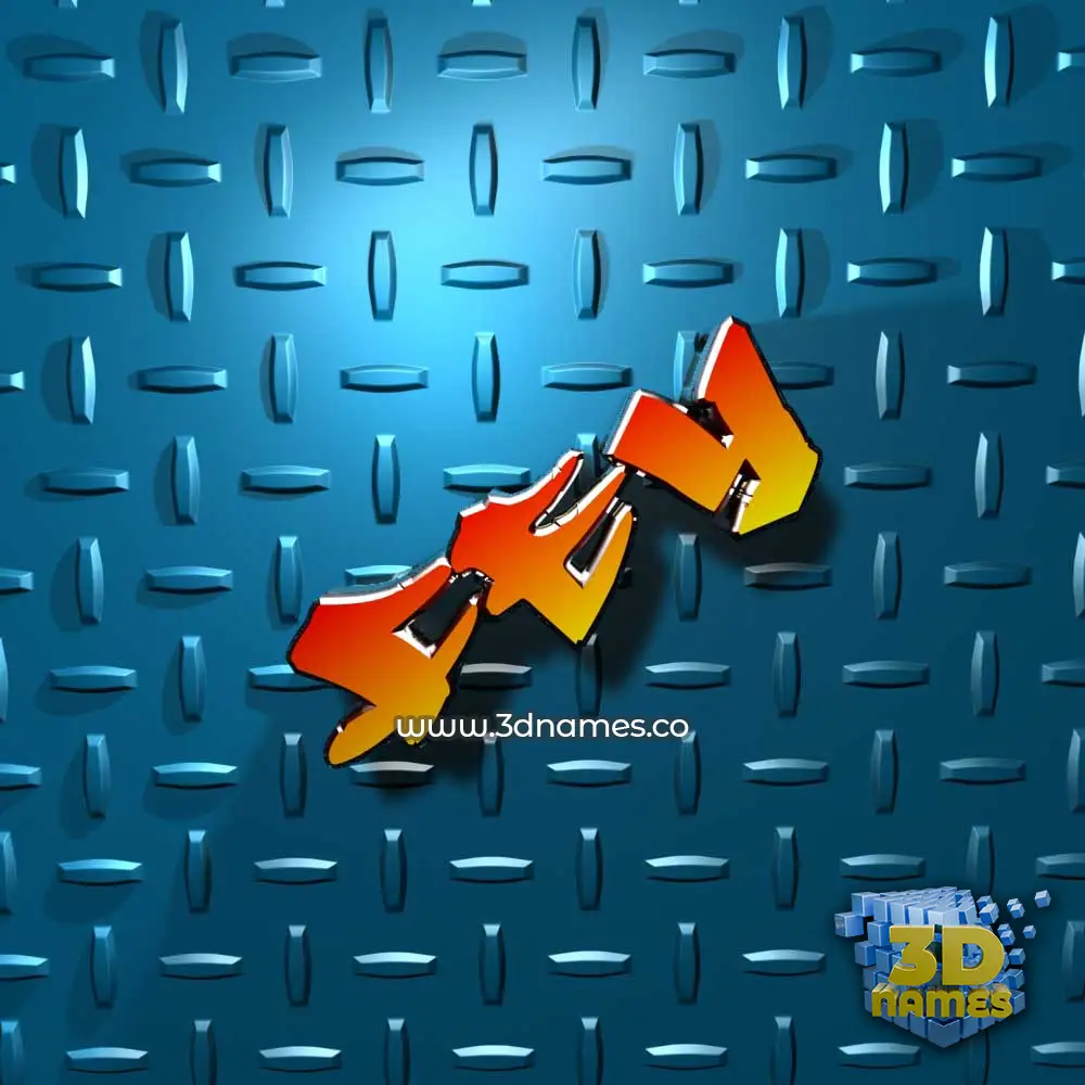 fey in Grid Style style - 3D name wallpaper
