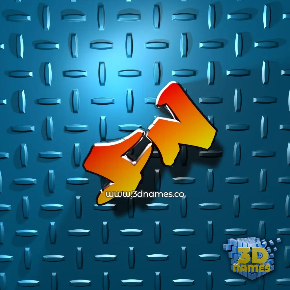 fn in Grid Style style - 3D name wallpaper