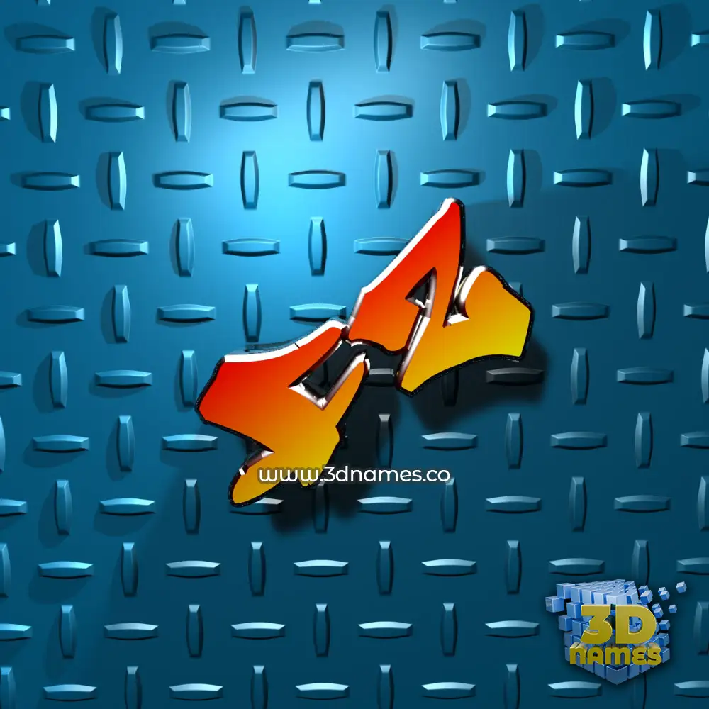 fz in Grid Style style - 3D name wallpaper