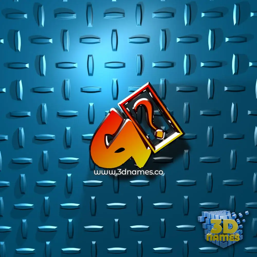 g2 in Grid Style style - 3D name wallpaper