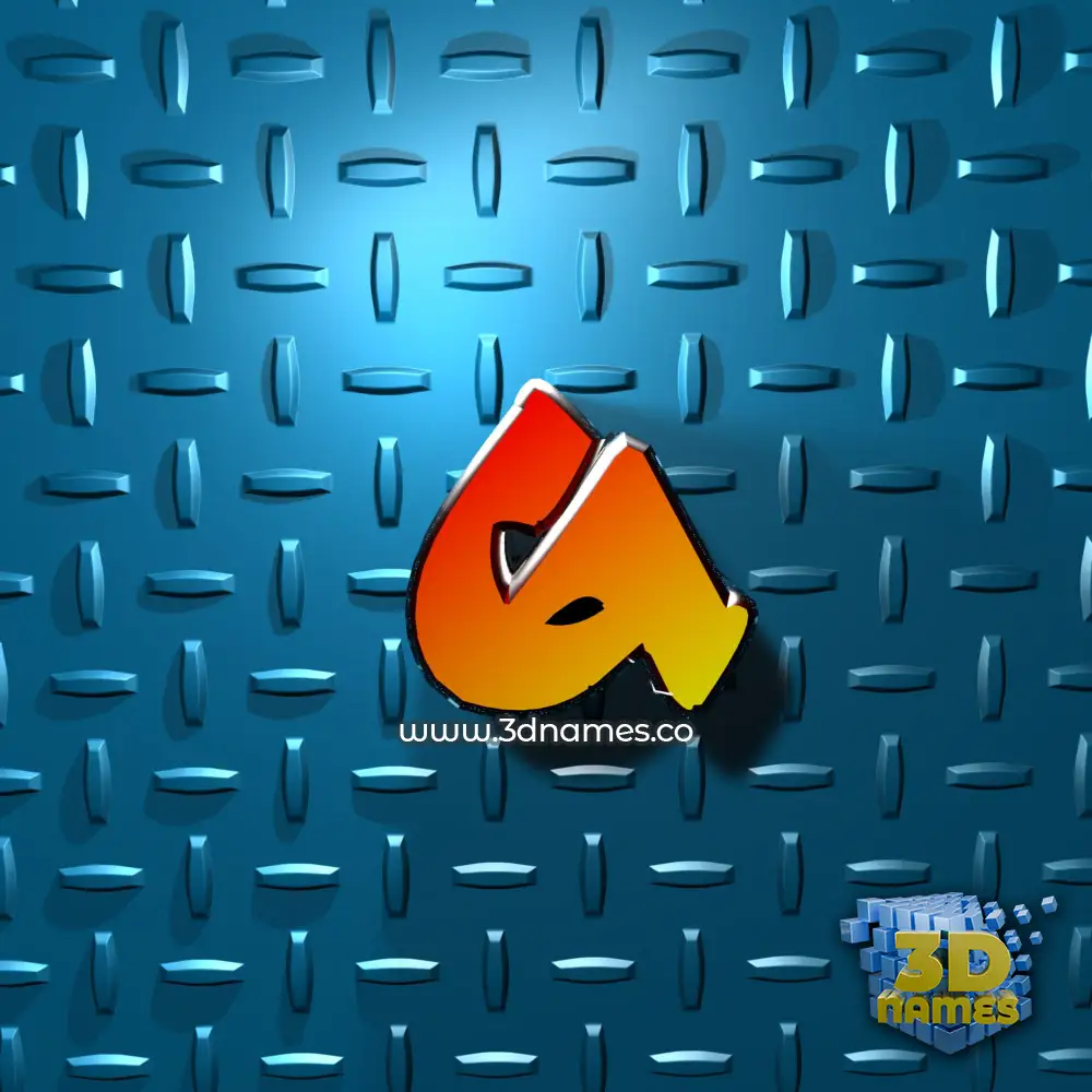 g in Grid Style style - 3D name wallpaper